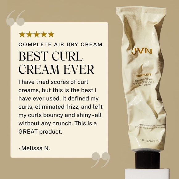 BNIB JVN
COMPLETE
AIR DRY CREAM
CRÈME SECHAGE À
L'AIR LIBRE! - Picture 9 of 15